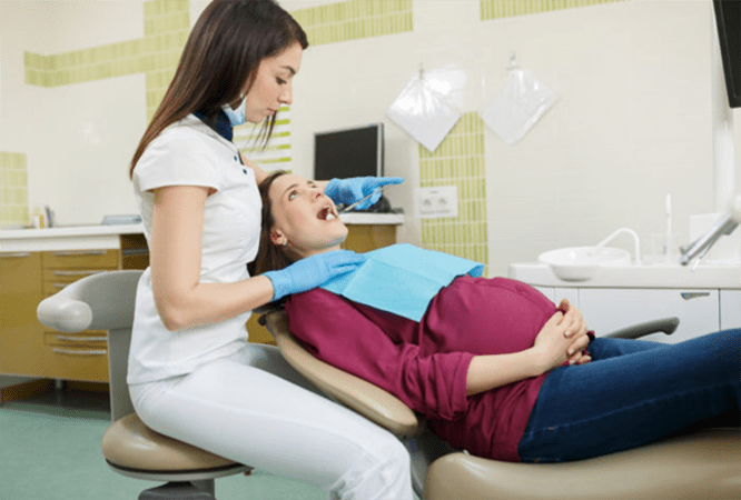 hàn răng sâu khi mang thai